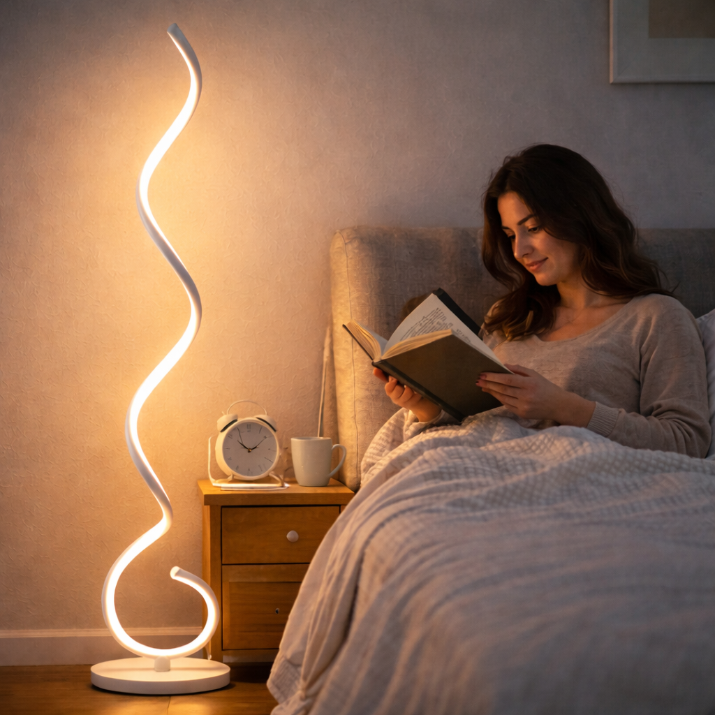 Teddi Spiral Floor Lamp
